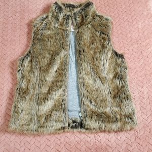 Girls Faux-Fur Vest